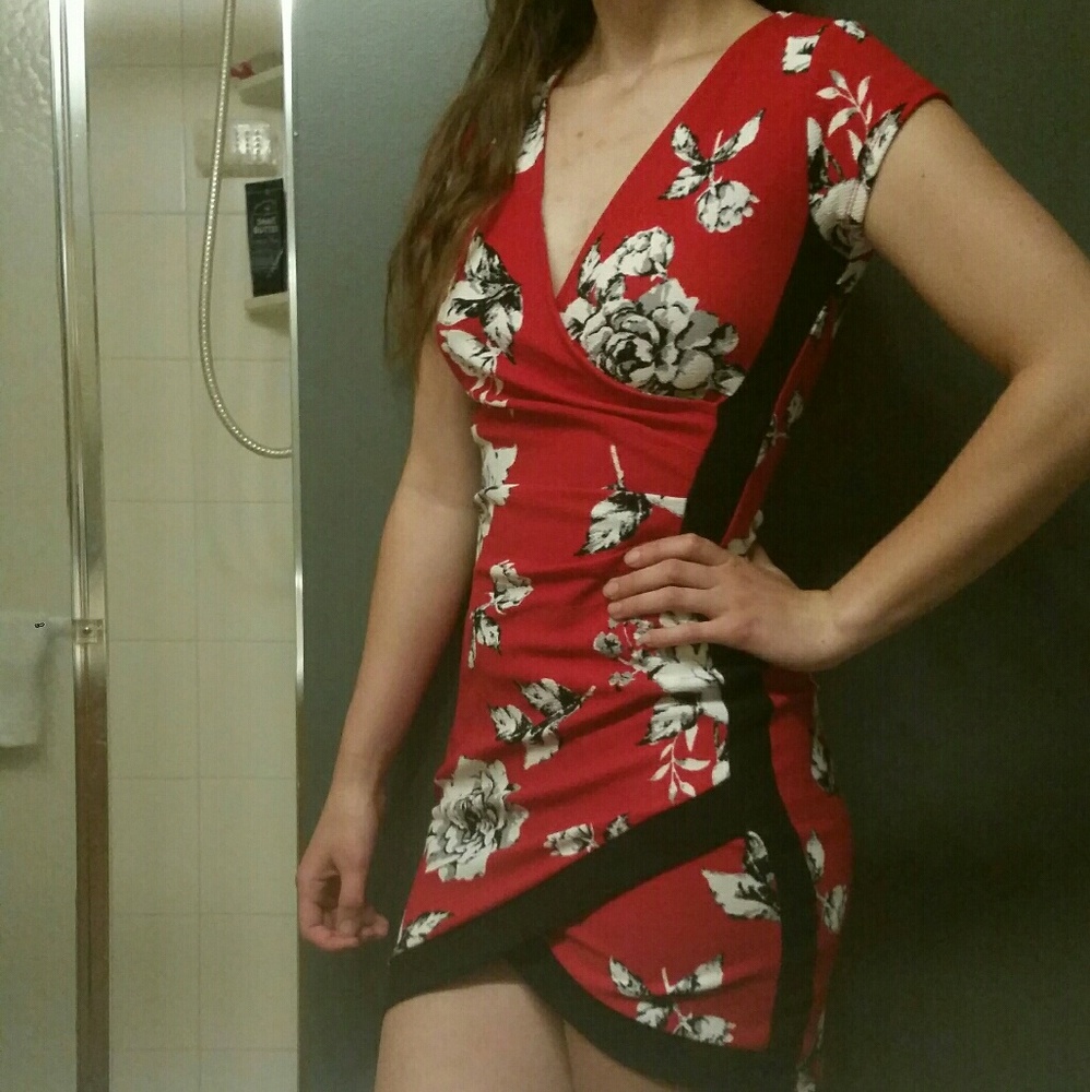 Bodycon wrap dress
